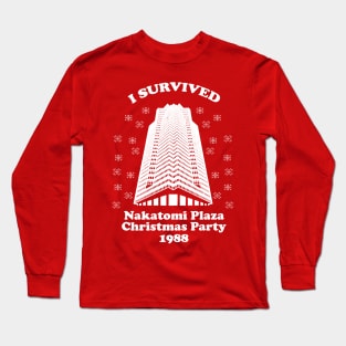 I Survived Nakatomi Plaza Christmas Party 1988 Long Sleeve T-Shirt